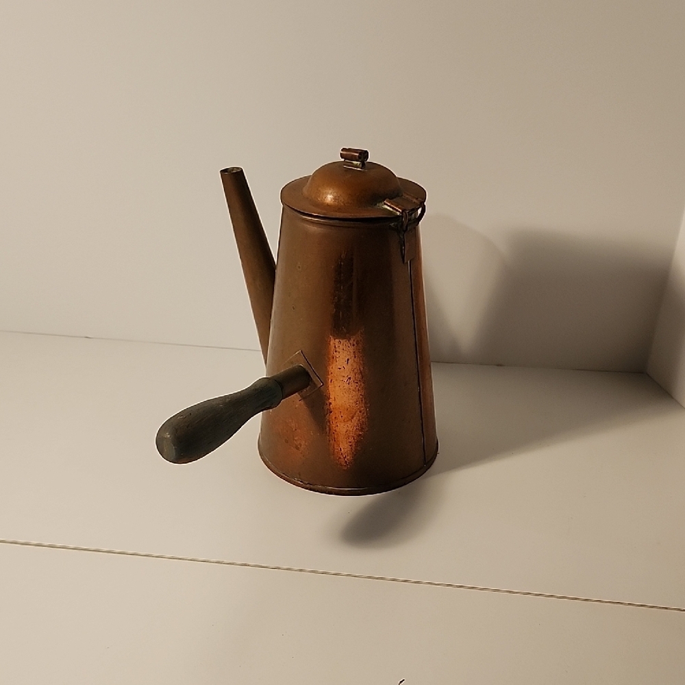 Vintage Copper Coffee Pot